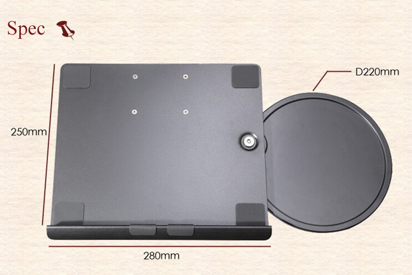 Bandeja dobrável para laptop e notebook para escritório doméstico